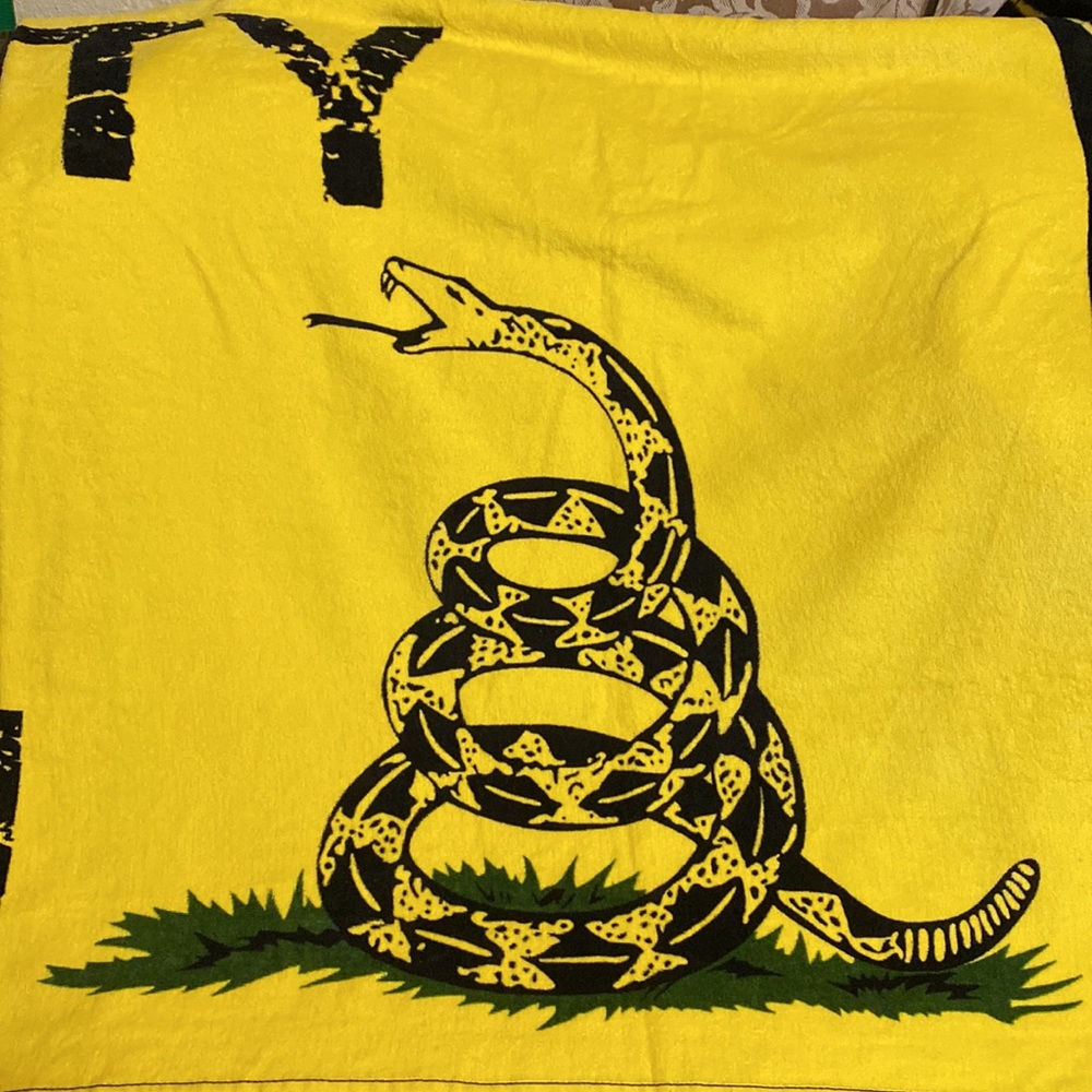NWT Liberty or Death Beach Towel,                    measures 34” x 64” - Picture 2 of 3